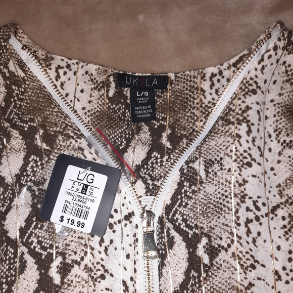 UK 2 la large blouse NWT - Picture 3 of 5